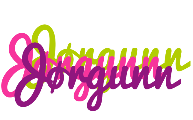 Jørgunn flowers logo