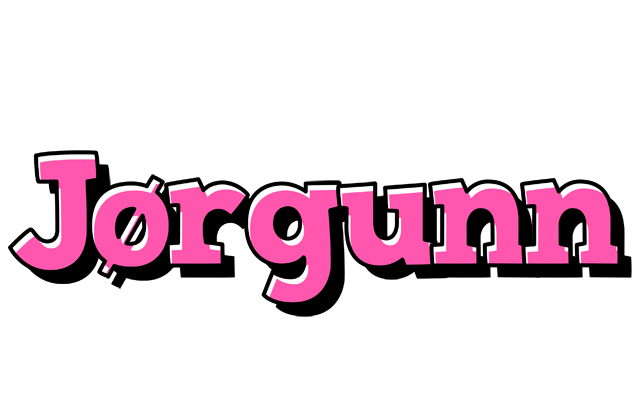 Jørgunn girlish logo