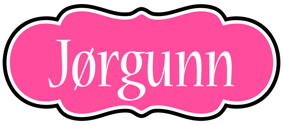 Jørgunn invitation logo