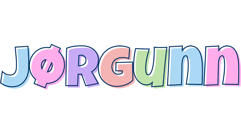 Jørgunn pastel logo