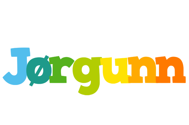 Jørgunn rainbows logo