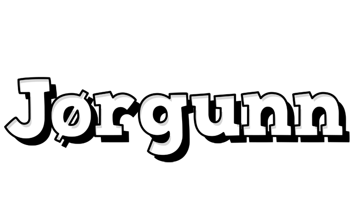 Jørgunn snowing logo