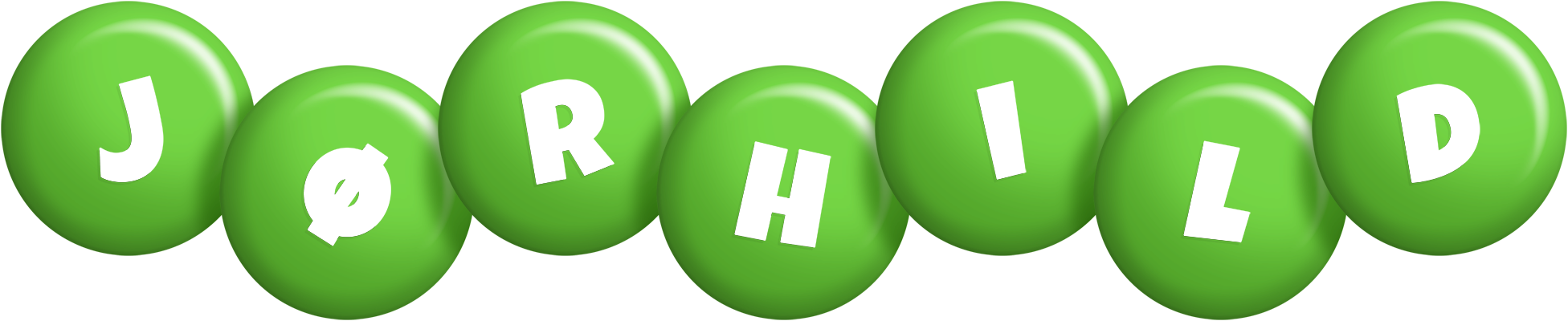 Jørhild candy-green logo
