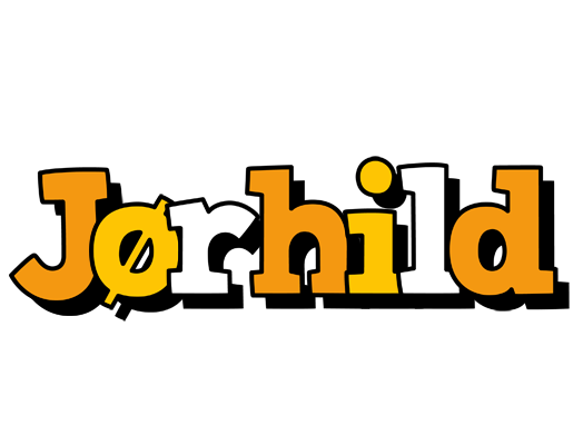 Jørhild cartoon logo