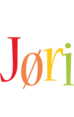 Jøri birthday logo