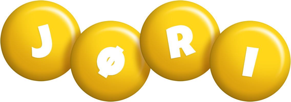 Jøri candy-yellow logo