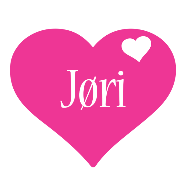 Jøri love-heart logo