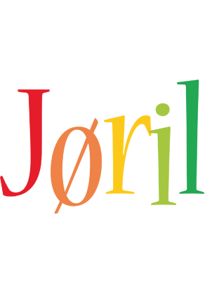 Jøril birthday logo
