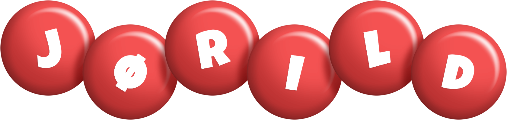 Jørild candy-red logo