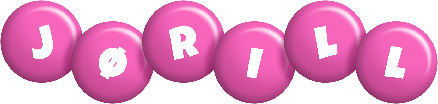 Jørill candy-pink logo