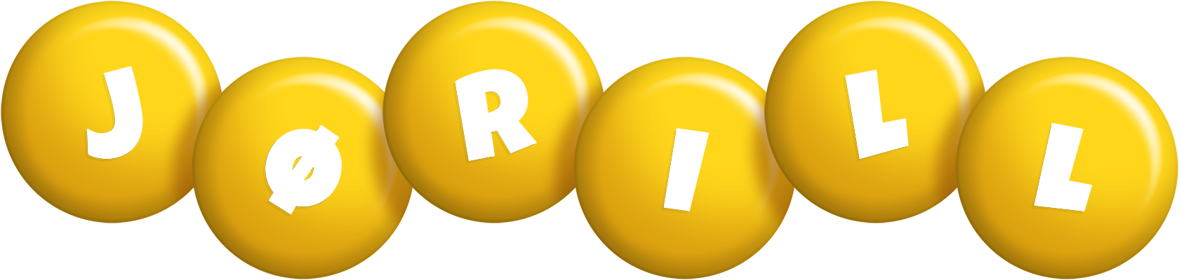 Jørill candy-yellow logo
