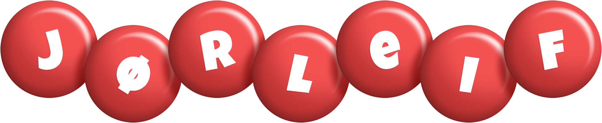 Jørleif candy-red logo
