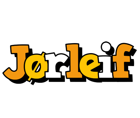 Jørleif cartoon logo