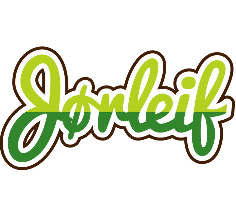 Jørleif golfing logo