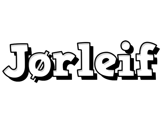 Jørleif snowing logo