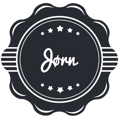 Jørn badge logo
