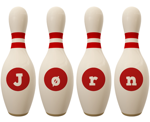 Jørn bowling-pin logo