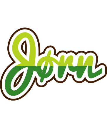 Jørn golfing logo