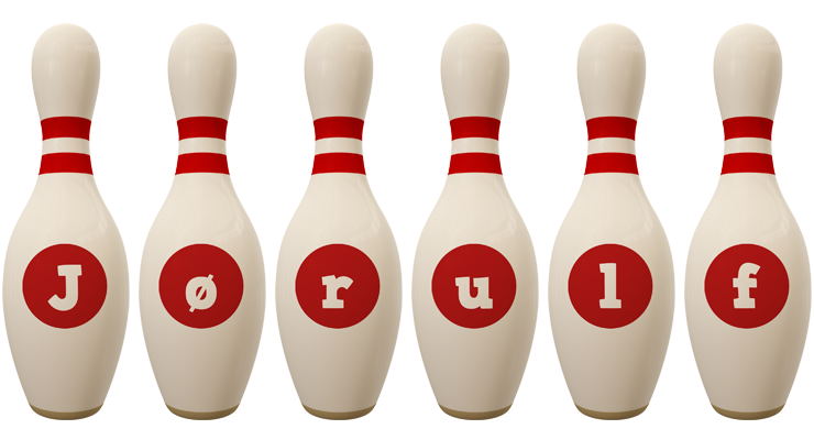 Jørulf bowling-pin logo