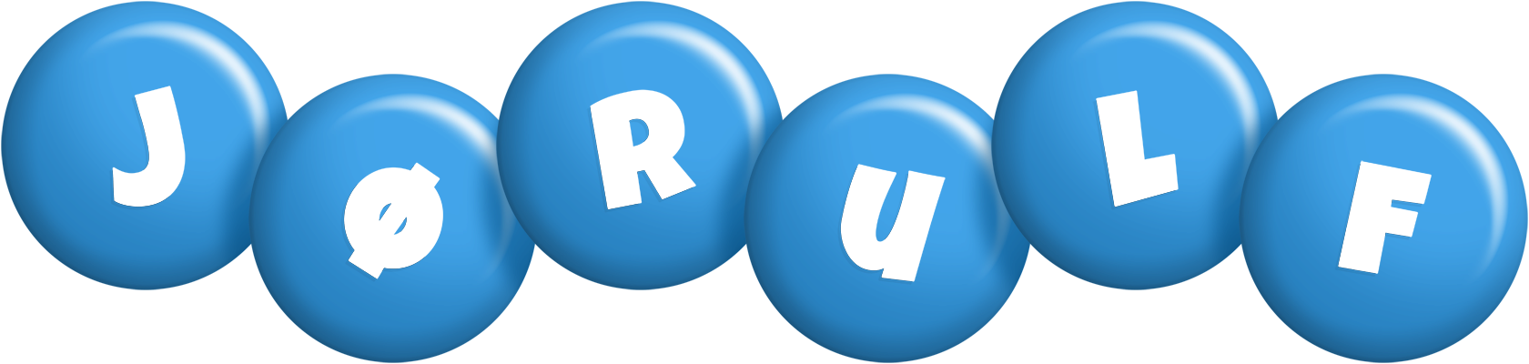 Jørulf candy-blue logo