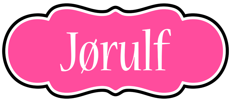 Jørulf invitation logo