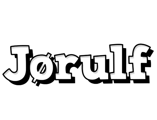 Jørulf snowing logo