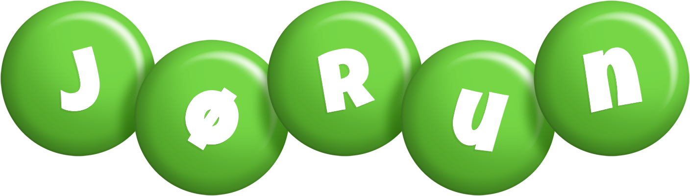 Jørun candy-green logo