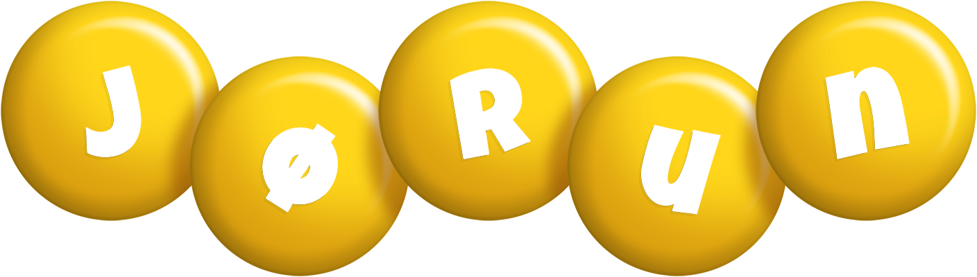 Jørun candy-yellow logo
