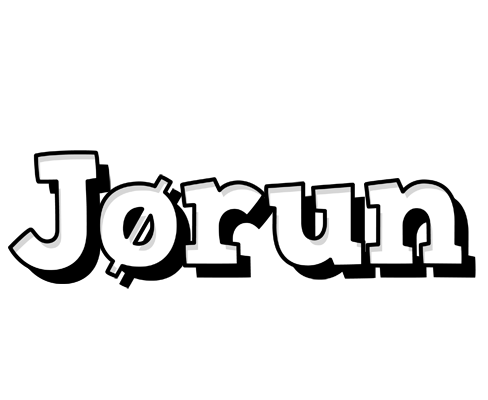Jørun snowing logo