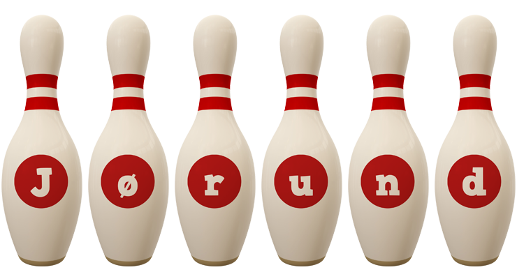 Jørund bowling-pin logo