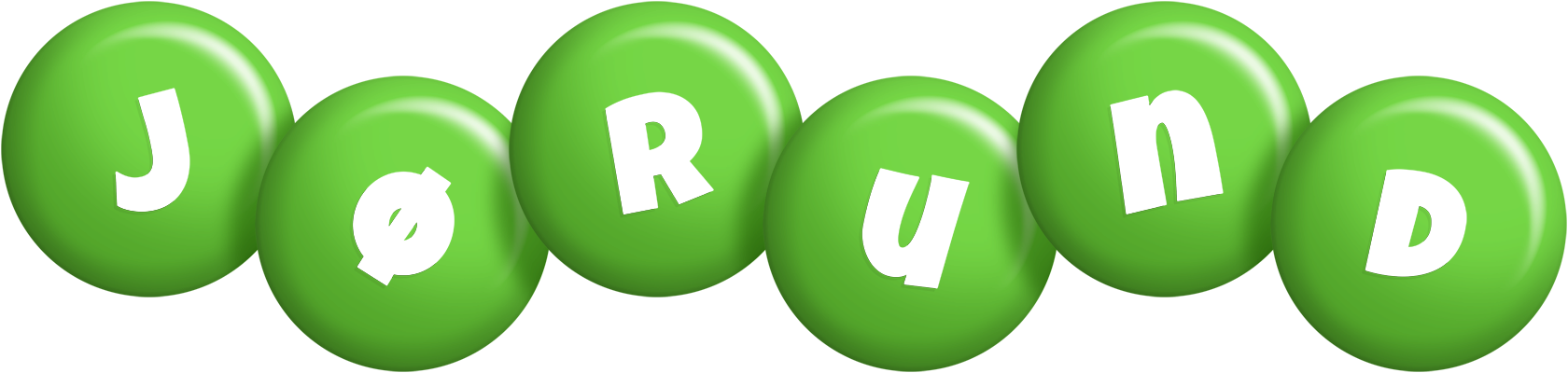 Jørund candy-green logo