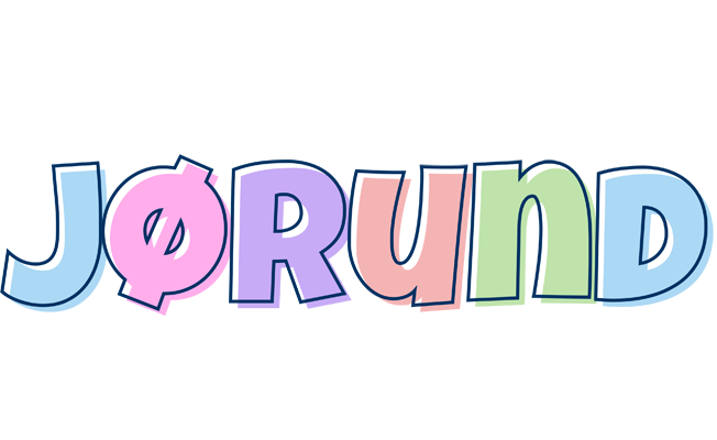 Jørund pastel logo
