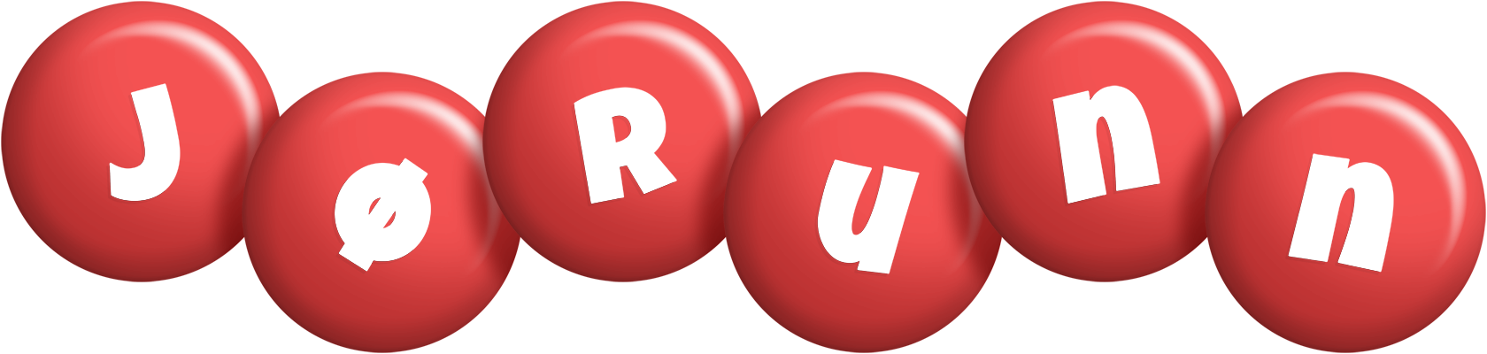 Jørunn candy-red logo