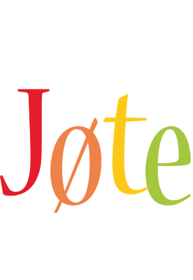Jøte birthday logo