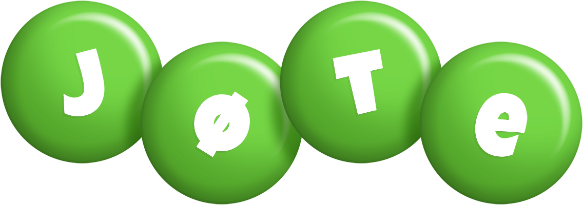Jøte candy-green logo