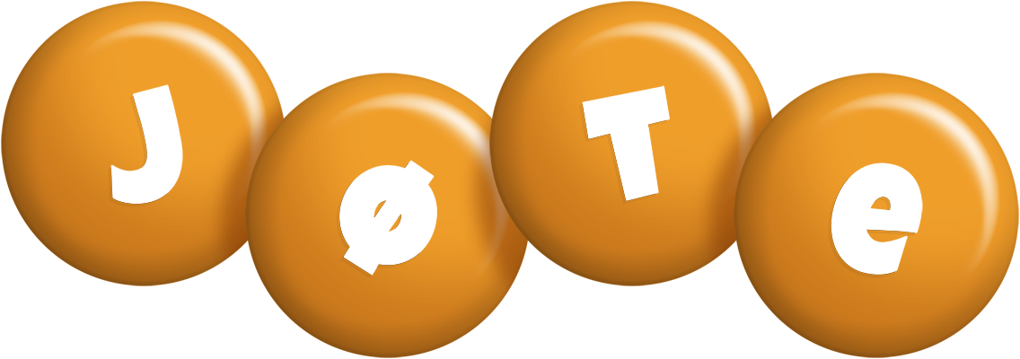 Jøte candy-orange logo