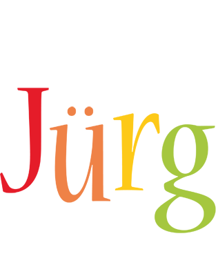 Jürg birthday logo