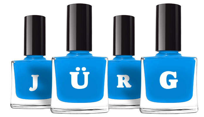 Jürg glossy logo