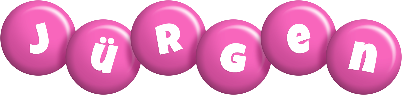 Jürgen candy-pink logo