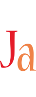 Ja birthday logo