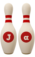 Ja bowling-pin logo