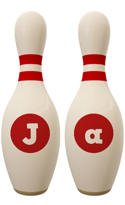 Ja bowling-pin logo