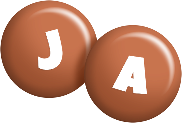 Ja candy-brown logo