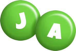 Ja candy-green logo