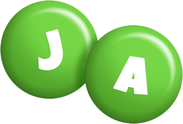 Ja candy-green logo