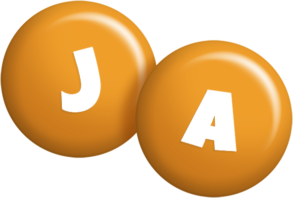 Ja candy-orange logo