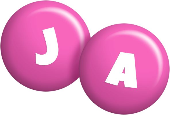 Ja candy-pink logo