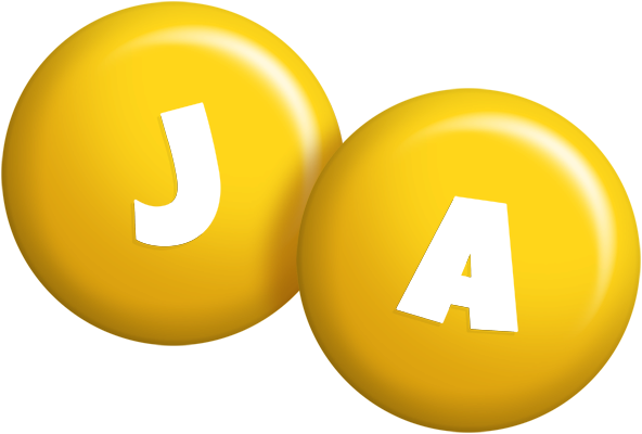 Ja candy-yellow logo