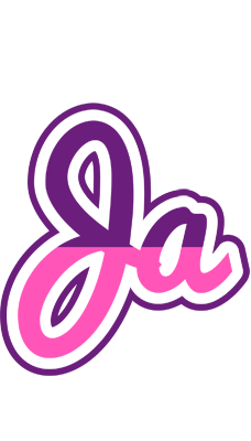 Ja cheerful logo