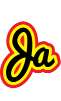 Ja flaming logo